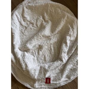 Lovesac CitySac Cover OS Cream New Eskimo Swirl Phur Faux Fur Hidden Pocket